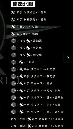暗影格斗3出招表大全